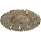 Ekena Millwork Needham Ceiling Medallion (Fits Canopies up to 4 1/4"), 14 5/8"OD x 2 1/4"P, Gobi Desert Crackle CM14NEGDC - alternate 4